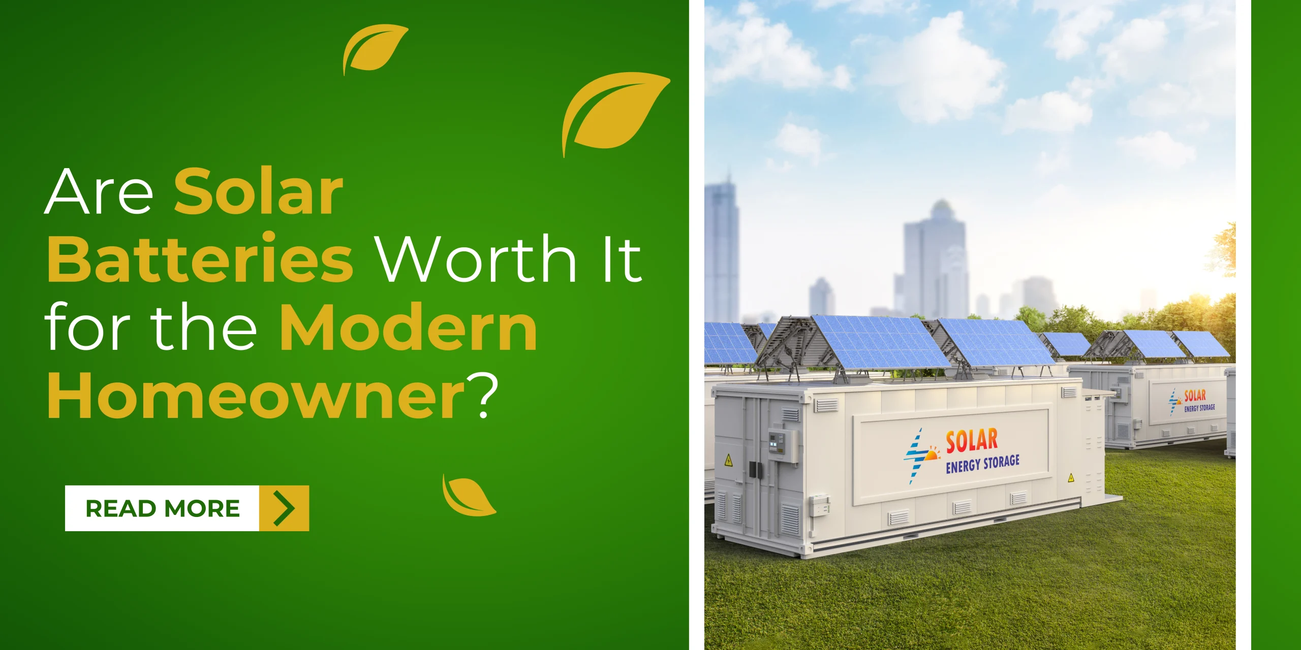 Are Solar Batteries Worth It in the UK? | Golden Globe Ltd